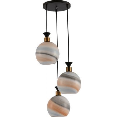 Vidik visilica 19927 (Ø35 cm), 3xE27, IP20, crna