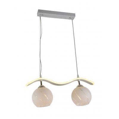 Vidik visilica 19326 (Ø52 cm), 2xE27+LED, IP20, siva