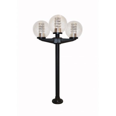 Vidik stajaća svjetiljka 20133 (Ø69 cm), 3xE27, IP44, crna
