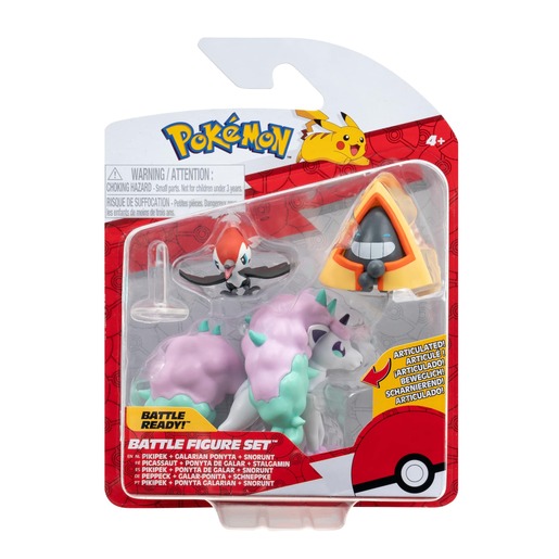 Pokemon Battle figurice, 3 kom - Snorunt, Sandshrew i Galarian Ponyta