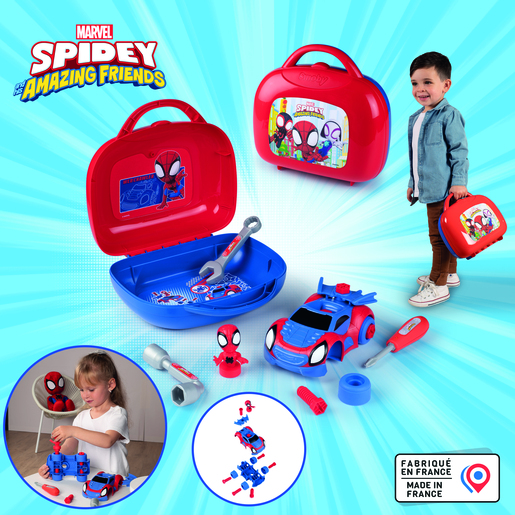 Smoby Spidey set automobil u kovčegu