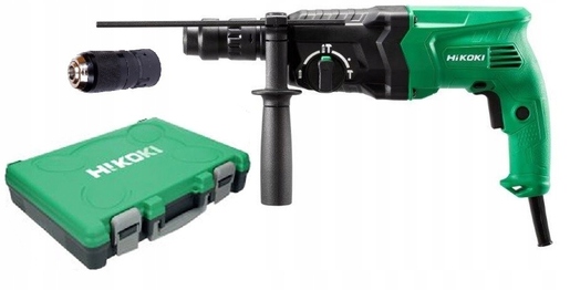 HIKOKI bušeči čekić DH24PMH - SDS+ 730 W + dodatna stezna glava u koferu