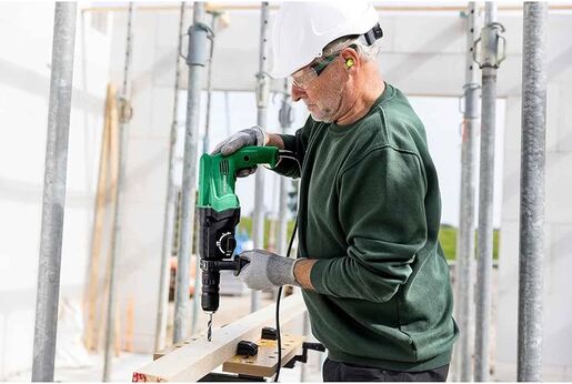 HIKOKI bušeči čekić DH24PMH - SDS+ 730 W + dodatna stezna glava u koferu