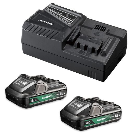 HIKOKI set baterija i punjač  - UC18YFSL + 2 x baterije BSL1820M 2,0 AH