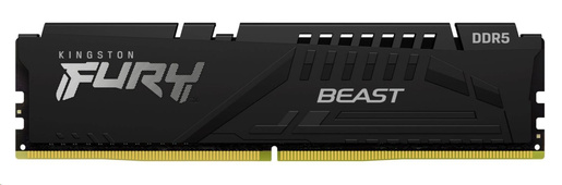 Memorija Kingston 32GB (2x16GB) DDR5 5600MHz, FURY Beast Black, U-DIMM (KF556C40BBK2-32)