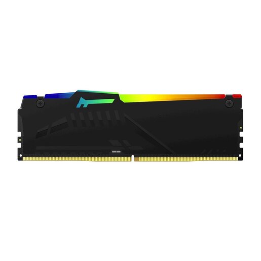 Memorija Kingston 16GB DDR5 5600MHz, FURY Beast Black RGB, U-DIMM (KF556C40BBA-16)