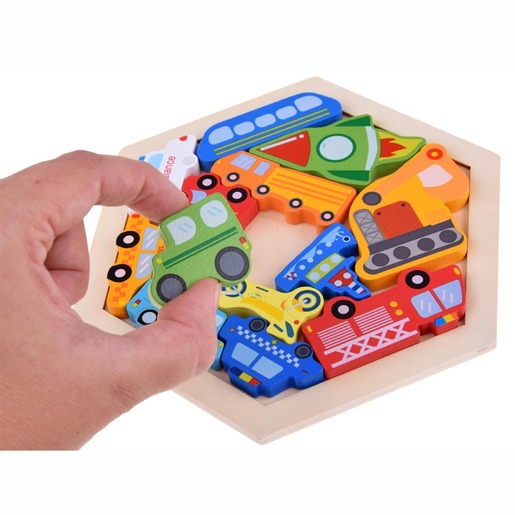 Drvena slagalica - vozila