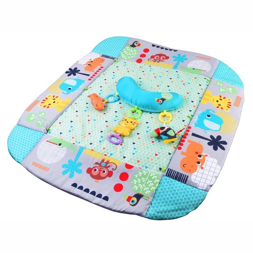 Edukativni madrac sa ogradicom - plavi