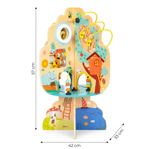 Ecotoys drvena edukativna igračka stablo