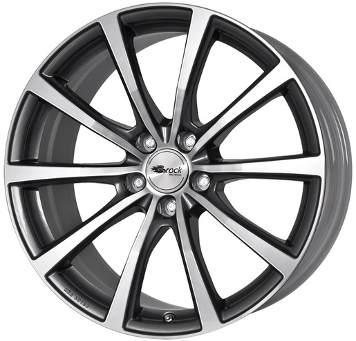 Aluminijski naplatak Brock B32 7,5x18 5/108 ET45 W1 HGVP (Himalaya Grey Voll Poliert) - EAN kod 4250996305221