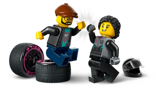 LEGO City Trkaći auto i kamion za prijevoz automobila 60406