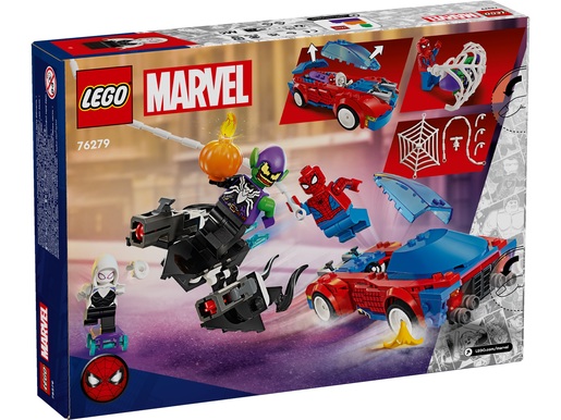 LEGO Super Heroes Spider-Manov trkaći auto i Venom Green Goblin 76279