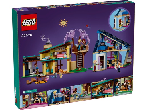 LEGO Friends Obiteljske kuće Ollyja i Paisley 42620
