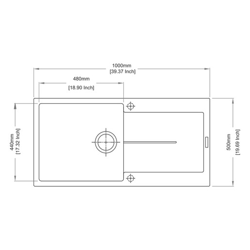 CARYSIL set sudopera i slavine ENIGMA , crna