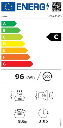 Haier sušilica HD80-A3959-S