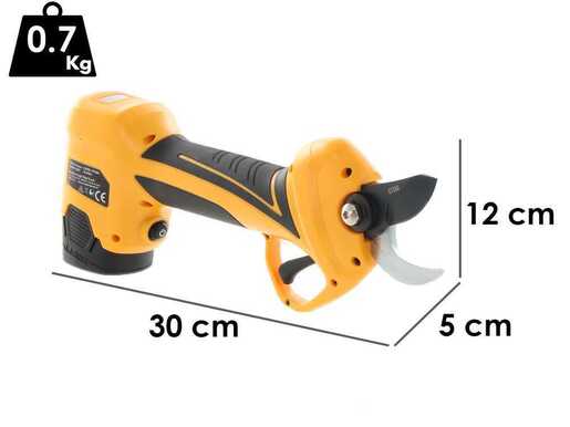 VOLPI baterijske škare PREDATOR PV360, 14.4V, 2.5Ah, punjač + 2x baterija