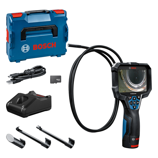 BOSCH Professional kamera za cijevi GIC 12V-5-27 C (GBA 12V 2.0 Ah + L-BOXX)