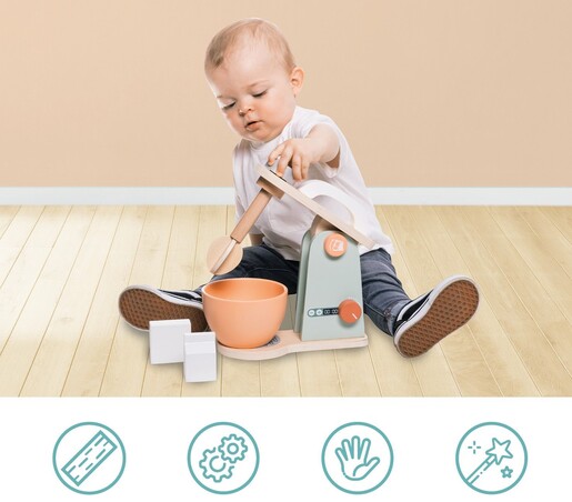 Zopa drveni mikser set