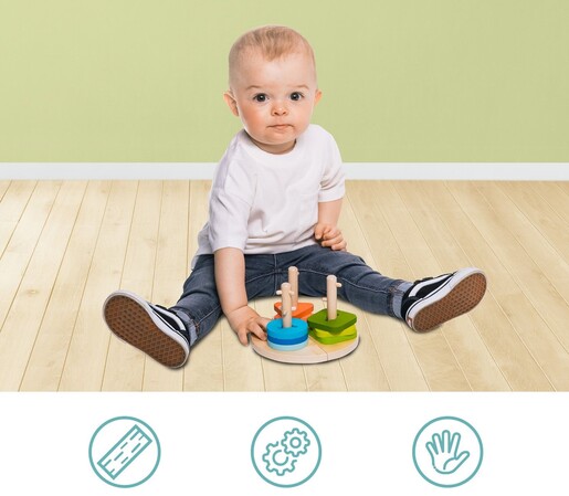 Zopa drvene Montessori slagalica