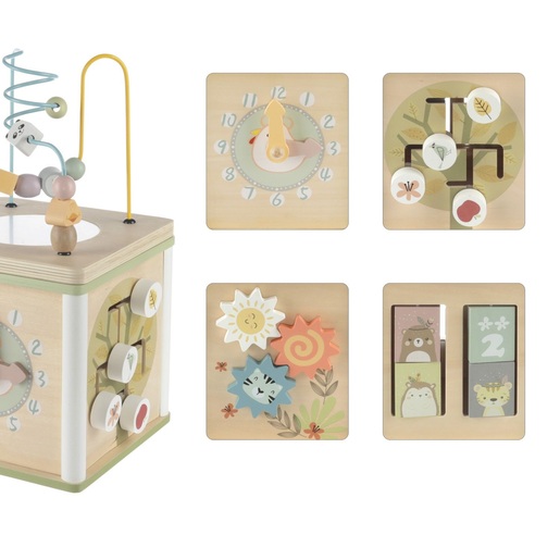 Zopa drvena kocka s aktivnostima