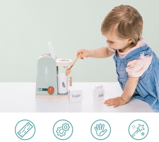 Zopa drveni aparat za kavu set