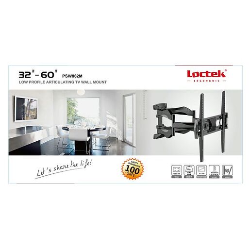 Loctek zidni nosač, PSW-862M (32"-60")