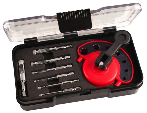 KWB set dijamantnih kruna sa vodilicom 4-12 mm