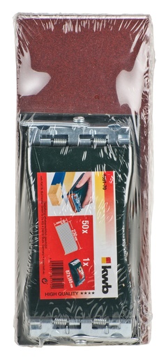 KWB set brusnog papira s držačem