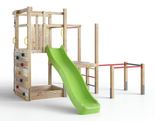 Fungoo drveno dječje igralište CLIMBING STAR 4, set