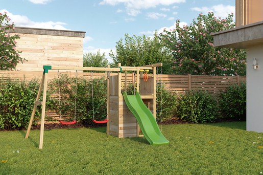 Fungoo drveno dječje igralište HOUSER, set