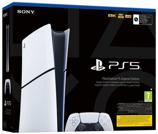 PlayStation 5 Slim Digital Edition D + dodatni PS5 kontroler