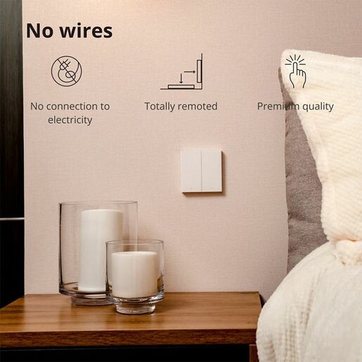 Aqara bežični daljinski prekidač H1 (double rocker), WRS-R02