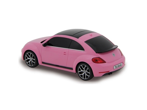 Jamara auto na daljinsko upravljanje DELUX VW Beatle - Buba, rozi 1:24