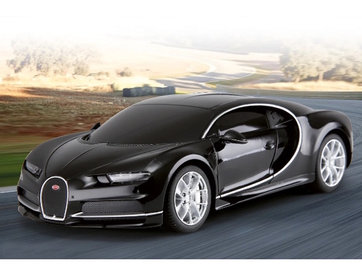 Jamara auto na daljinsko upravljanje DELUX Bugatti Chiron, crni 1:24