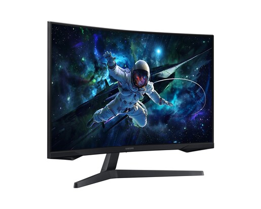 Samsung 32" Odyssey G5 Gaming monitor LS32CG552EUXEN, VA 2K/QHD, 165Hz, 1ms, AMD FreeSync, HDMI, DisplayPort, Zakrivljen