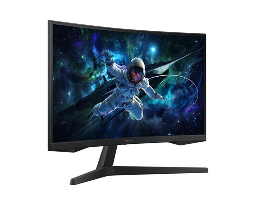 Samsung 27" Odyssey G5 Gaming monitor LS27CG552EUXEN, VA 2K/QHD, 165Hz, 1ms, AMD FreeSync, HDMI, DisplayPort, Zakrivljen