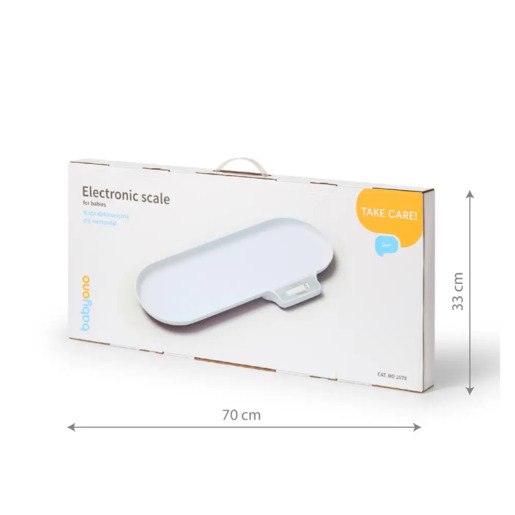 BabyOno digitalna vaga za bebe, bijela