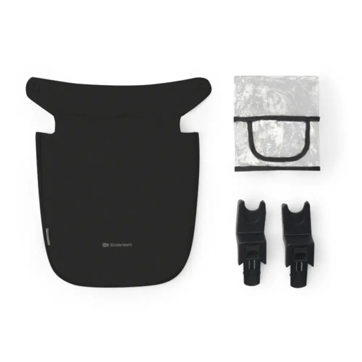 Kinderkraft kolica NEWLY 3u1 MINK PRO, Classic Black