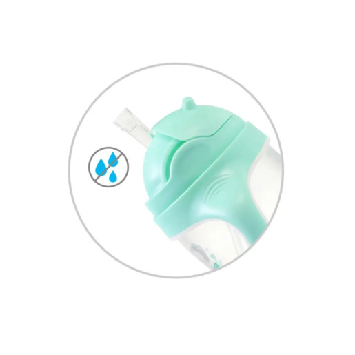 BabyOno neprolijevajuća čaša sa slamkom, mint