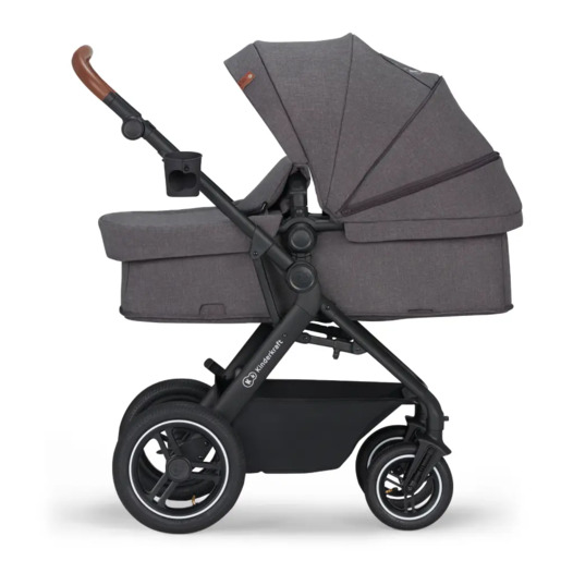Kinderkraft dječja kolica B-TOUR MINK PRO 3u1, Dark Gray CZM