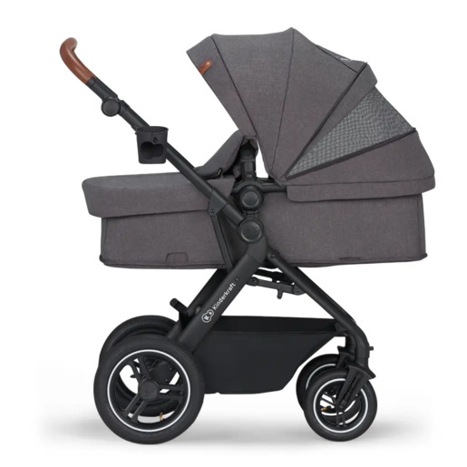 Kinderkraft dječja kolica B-TOUR MINK PRO 3u1, Dark Gray CZM