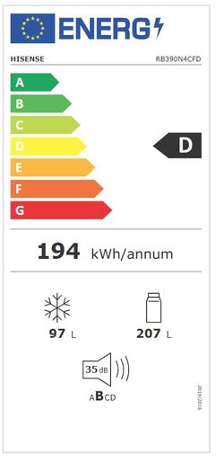 Hisense hladnjak RB390N4CFD
