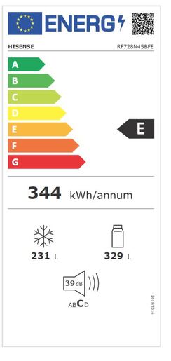 Hisense hladnjak RF728N4SBFE