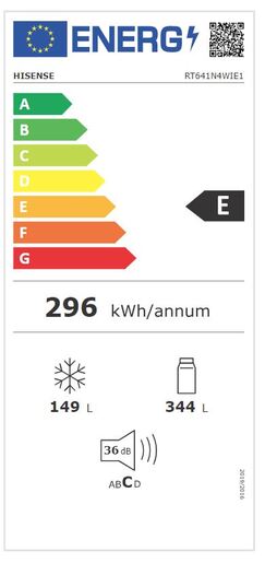 Hisense hladnjak RT641N4WIE1