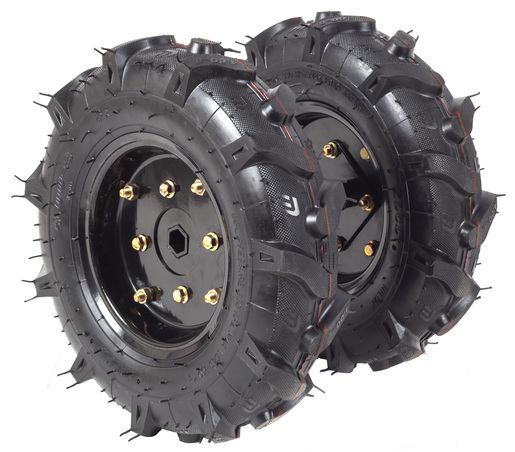 ADK diesel motorna kopačica DT900 - 6 KS + gumeni kotači + metalni kotači + plug