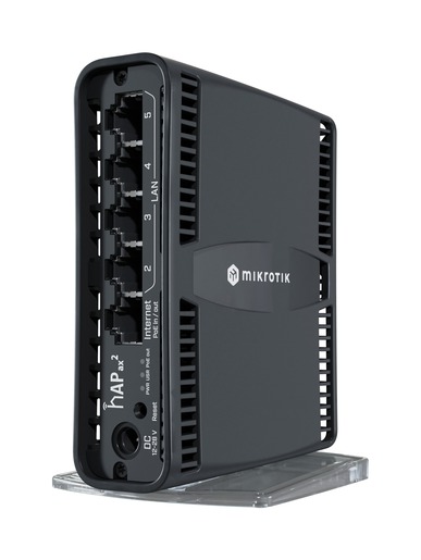 Mikrotik hAP ax2,Wi-Fi 6, C52iG-5HaxD2HaxD-TC, Quad-Core 864MHz CPU, 1GB RAM, 5×Gbit LAN (1×Gbit LAN PoE OUT), 2.4GHz/5GHz 802.11ax, Dual Chain wireless, RouterOS L4, desktop/tower kućište, PSU