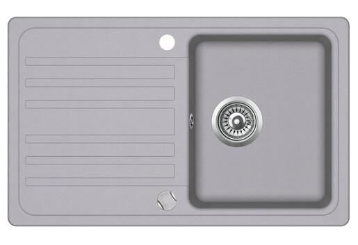 SHR sudoper Tera 20 Siva + slavina Kalia krom mat