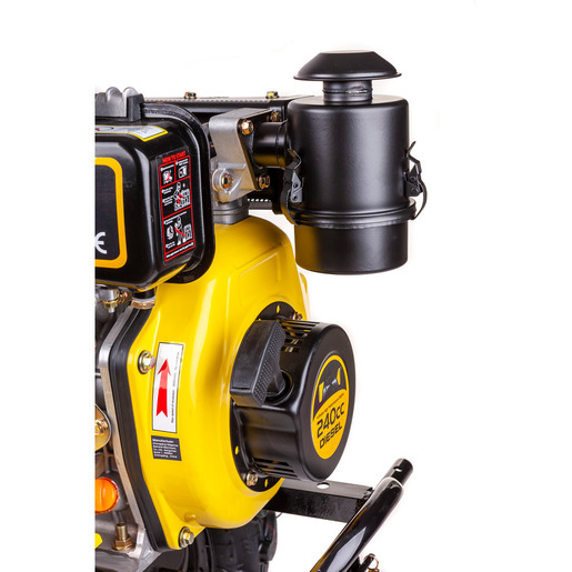 ADK motorna kopačica BSD-900 - 6 KS, elektro start + gumeni kotači + metalni kotači + plug + bočni diskovi