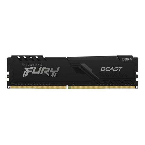 Memorija Kingston 16GB DDR4 3200MHz, FURY Beast Black, U-DIMM (KF432C16BB/16)