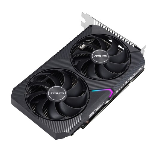 Grafička kartica Asus, Dual nVidia GeForce RTX 3050 8GB GDDR6 V2 OC Edition, PCIe 4.0, 1x DisplayPort, 1x HDMI, 1x DVI-D (90YV0GH6-M0NA00)